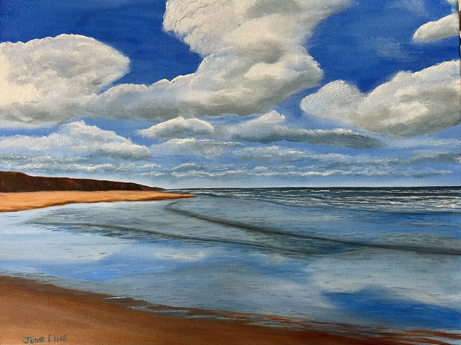 Blue Sky by PEI artist June Ellis